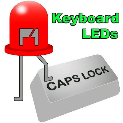 Keyboard LEDs: Programa para teclados sin indicadores led (luces)